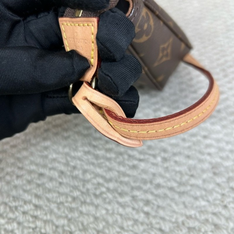 wwh bj LV路易威登老花大麻將包腋下包 經典時尚 老花圖案永不過時 肩背手提皆可 輕鬆搭配各種風格-17