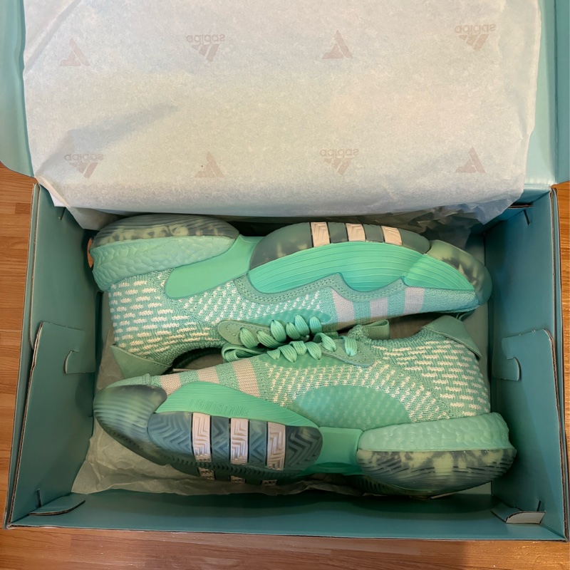 (全新)ADIDAS 愛迪達Trae Young 2 薄荷綠 女鞋 針織鞋面 緩震 IG5333-3