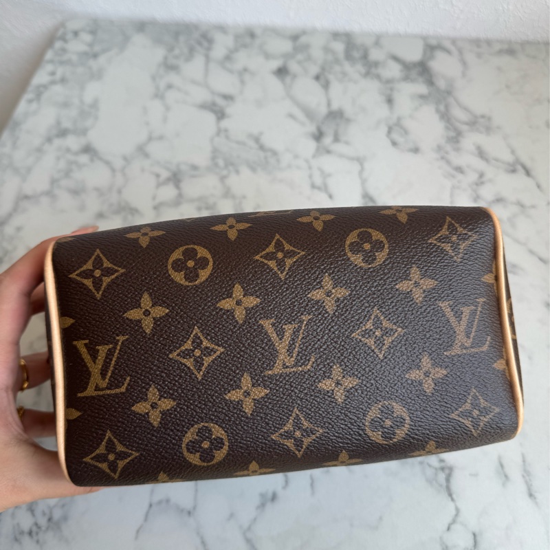 LV花紋speedy20黑米背帶款❤️‍🔥超夯❤️‍🔥-5