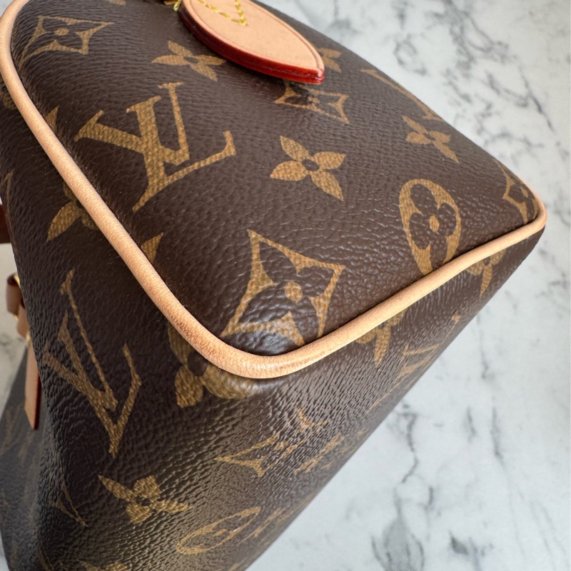 LV花紋speedy20黑米背帶款❤️‍🔥超夯❤️‍🔥-18