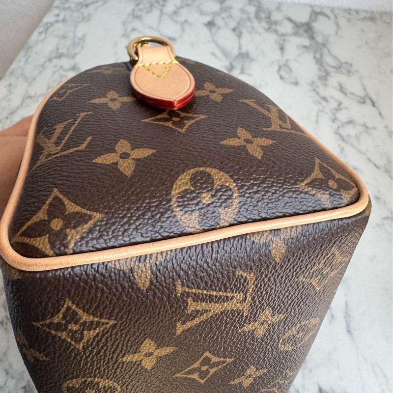 LV花紋speedy20黑米背帶款❤️‍🔥超夯❤️‍🔥-19