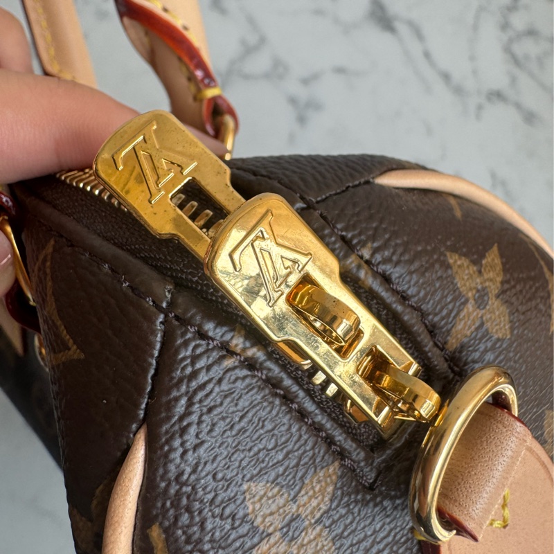 LV花紋speedy20黑米背帶款❤️‍🔥超夯❤️‍🔥-22