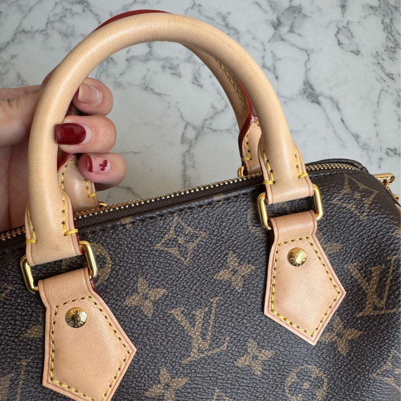 LV花紋speedy20黑米背帶款❤️‍🔥超夯❤️‍🔥-24