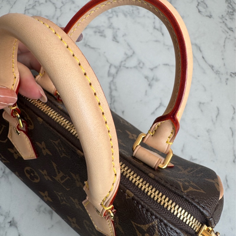 LV花紋speedy20黑米背帶款❤️‍🔥超夯❤️‍🔥-26