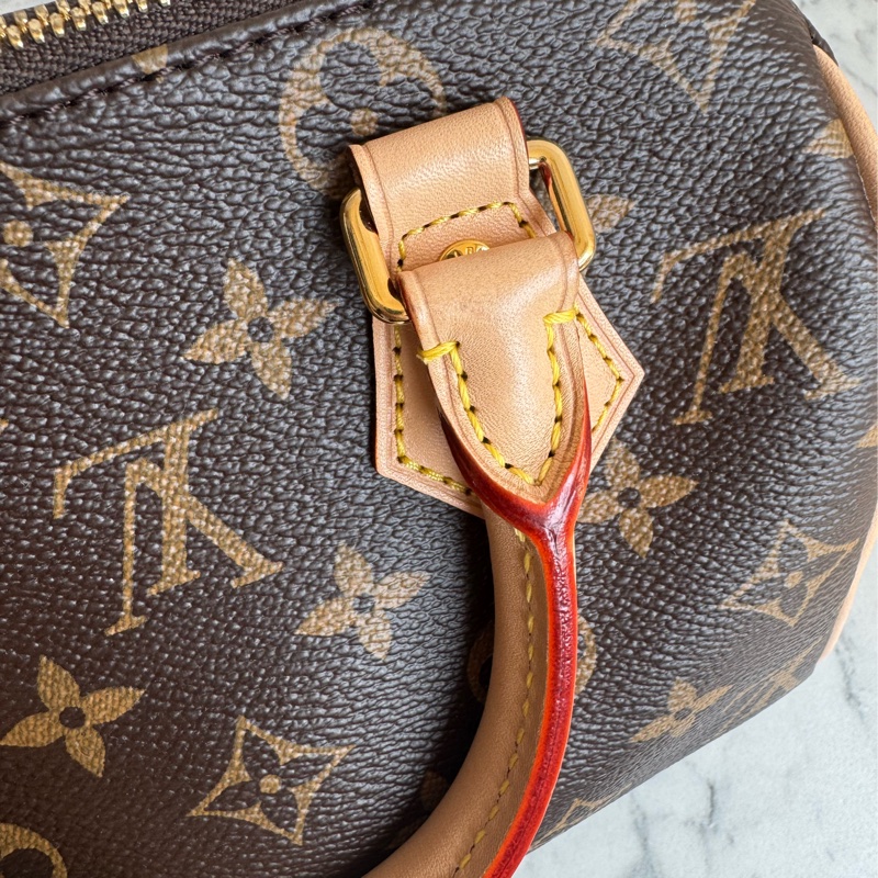 LV花紋speedy20黑米背帶款❤️‍🔥超夯❤️‍🔥-31