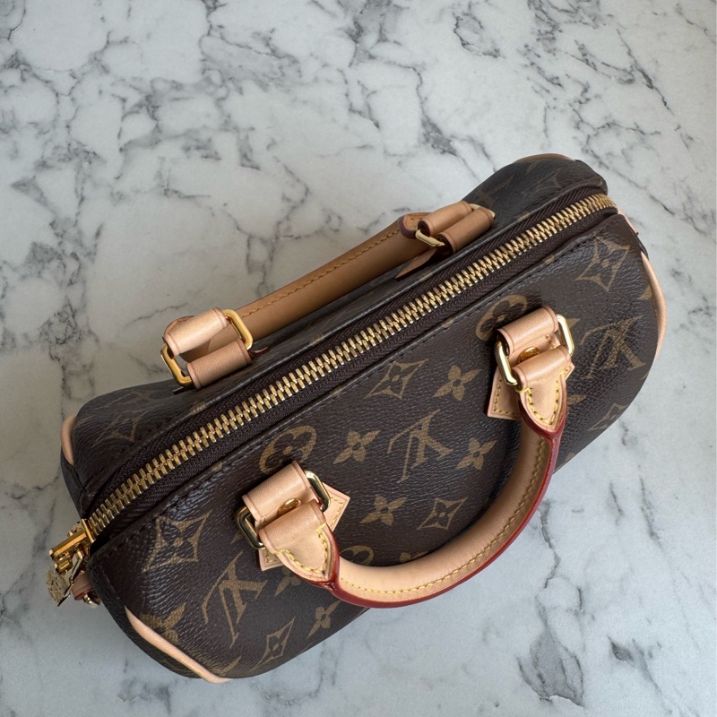 LV花紋speedy20黑米背帶款❤️‍🔥超夯❤️‍🔥-35