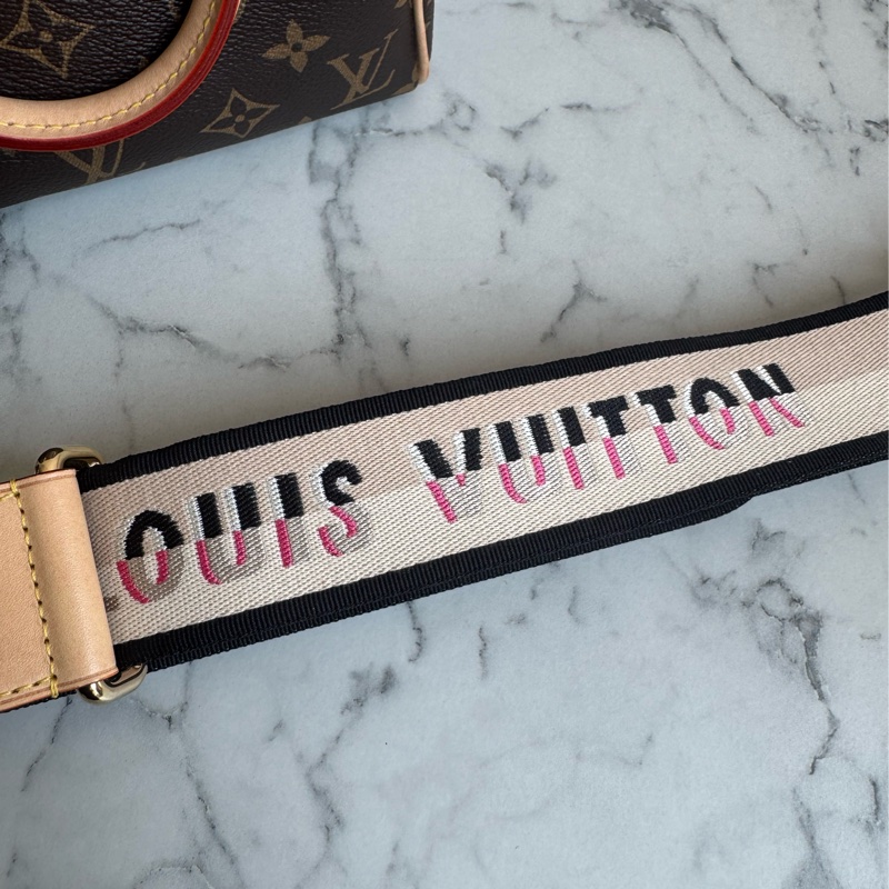 LV花紋speedy20黑米背帶款❤️‍🔥超夯❤️‍🔥-50