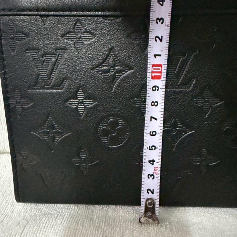LV Monogram Shadow Gaston 經典滿版花紋織帶皮革二合一斜背包(黑) (型號M81115)-7