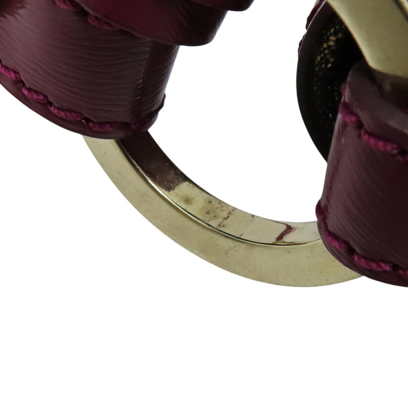 紫紅/棕色 帆布 牛皮 Borsa Chef 肩背包【FENDI 芬迪】 8BR445-17