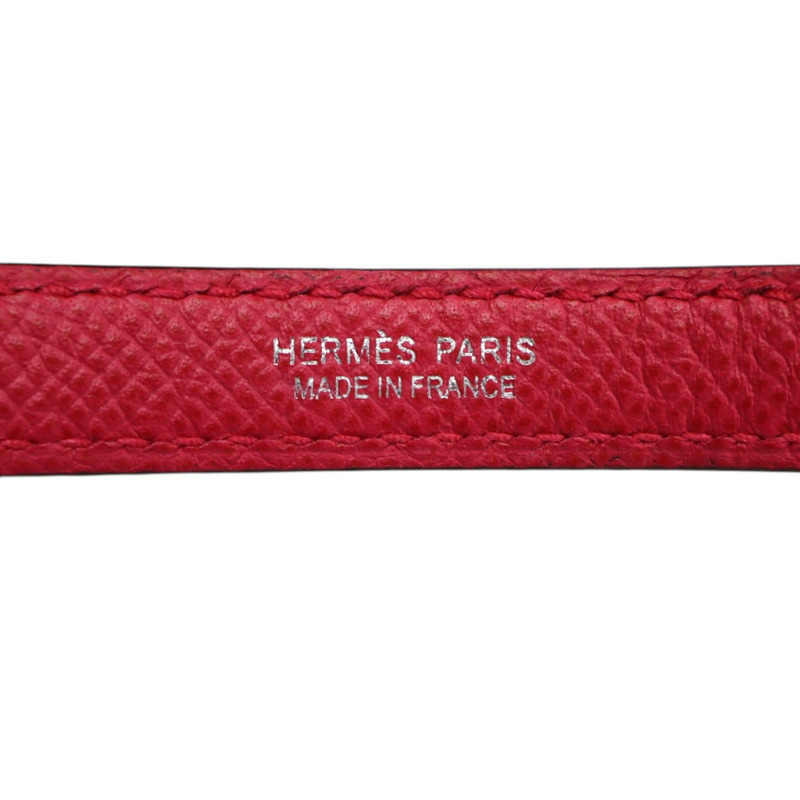 極致粉 Epsom牛皮 Bolide 27 柏莉包 兩用包 Y刻 銀釦【HERMES 愛馬仕】 H041693CK-7