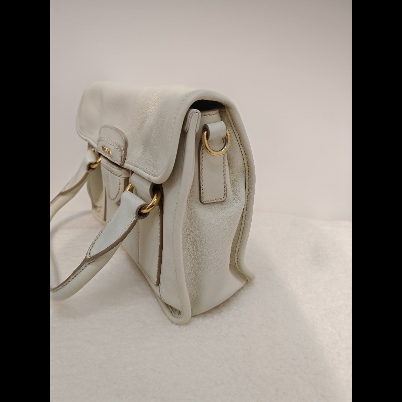 Prada 白色郵差袋-2