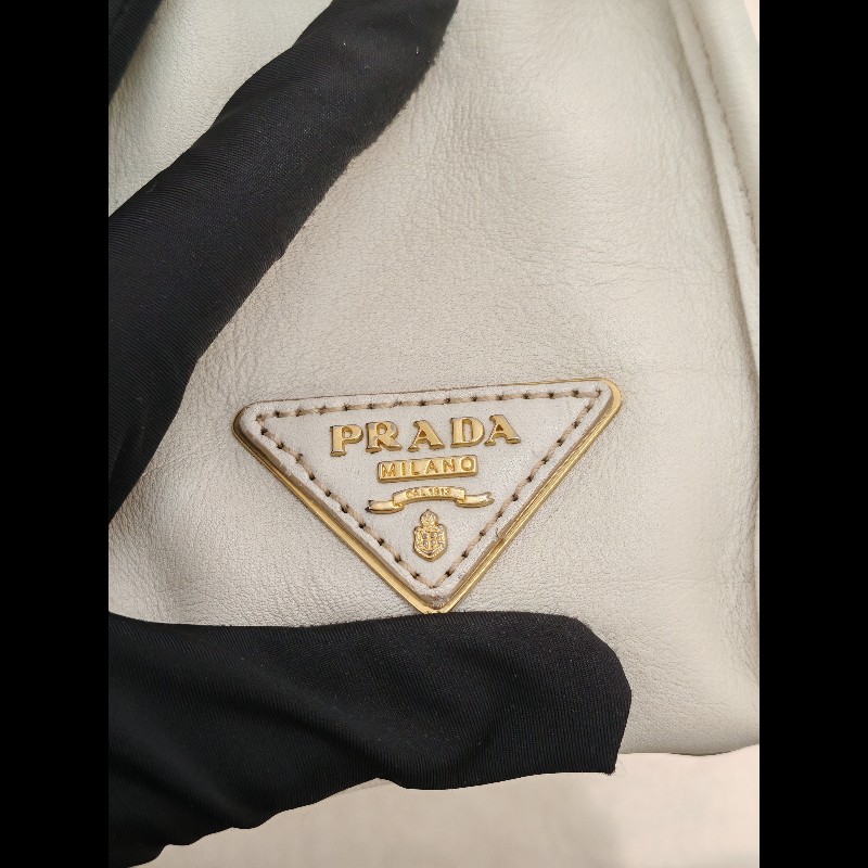 Prada 白色郵差袋-10