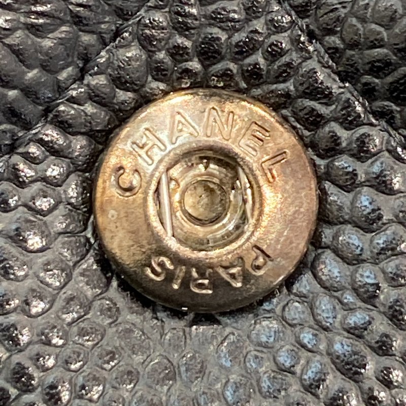 CHANEL 香奈兒 CLASSIC FLAP BAG 30 翻蓋側背包 荔枝牛皮 黑色 銀釦-15