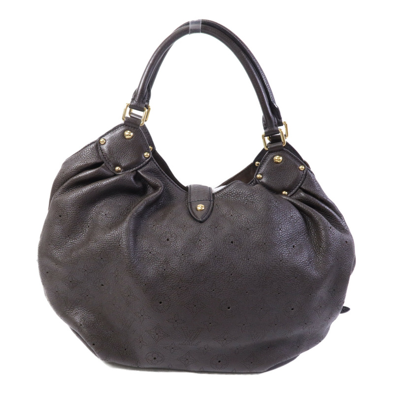 LOUIS VUITTON Monogram Mahina L金扣手挽袋-1