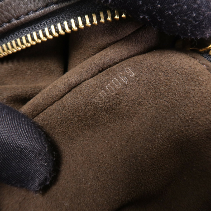 LOUIS VUITTON Monogram Mahina L金扣手挽袋-7