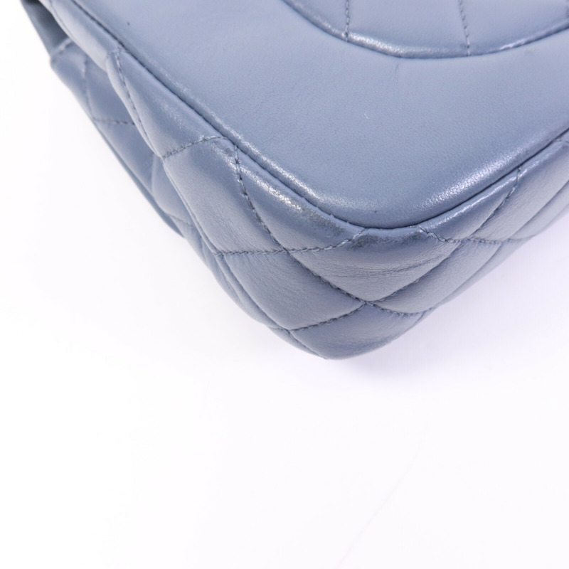 CHANEL 羊皮皮革Chain Shoulder Bag金扣鏈帶肩背袋-13