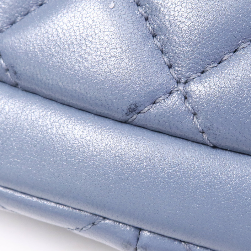 CHANEL 羊皮皮革Chain Shoulder Bag金扣鏈帶肩背袋-15