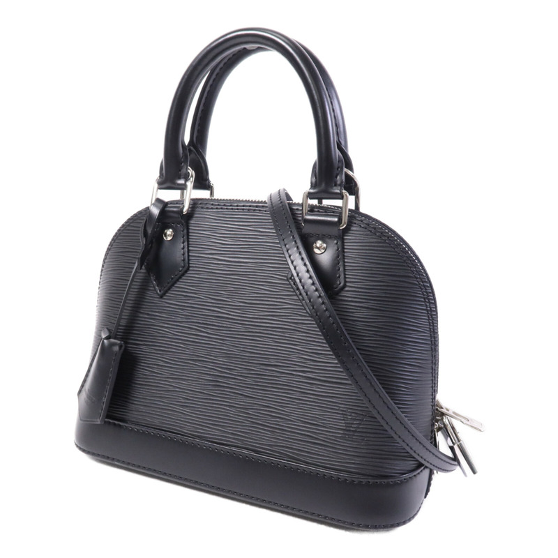LOUIS VUITTON Epi Alma BB銀扣手挽肩背兩用袋-2