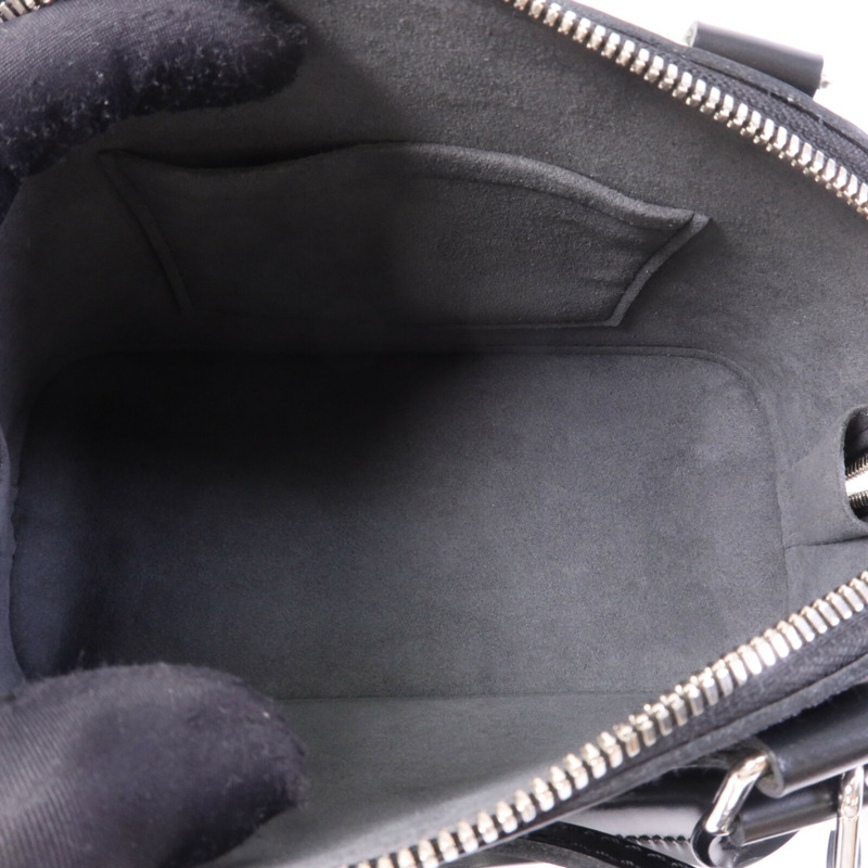 LOUIS VUITTON Epi Alma BB銀扣手挽肩背兩用袋-4