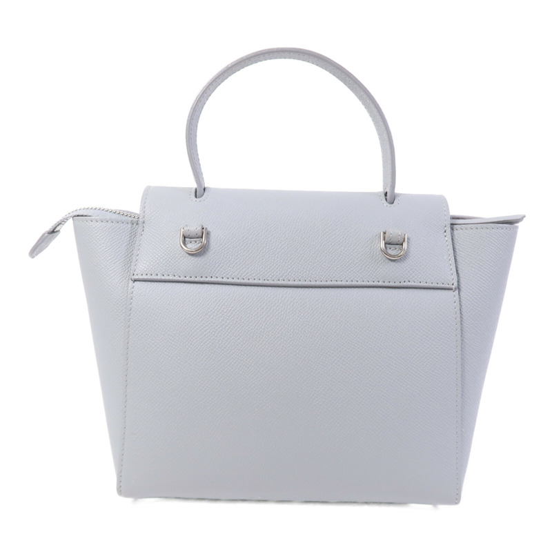CELINE 牛皮皮革Nano Belt Bag銀扣手挽肩背兩用袋-1