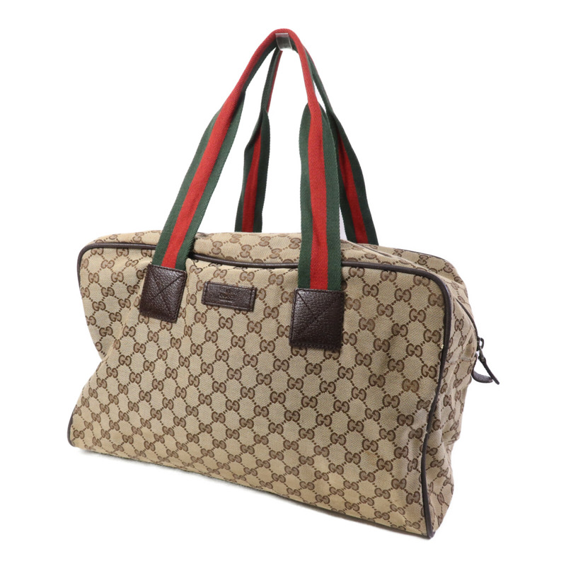 GUCCI 帆布Boston Bag手挽袋-2