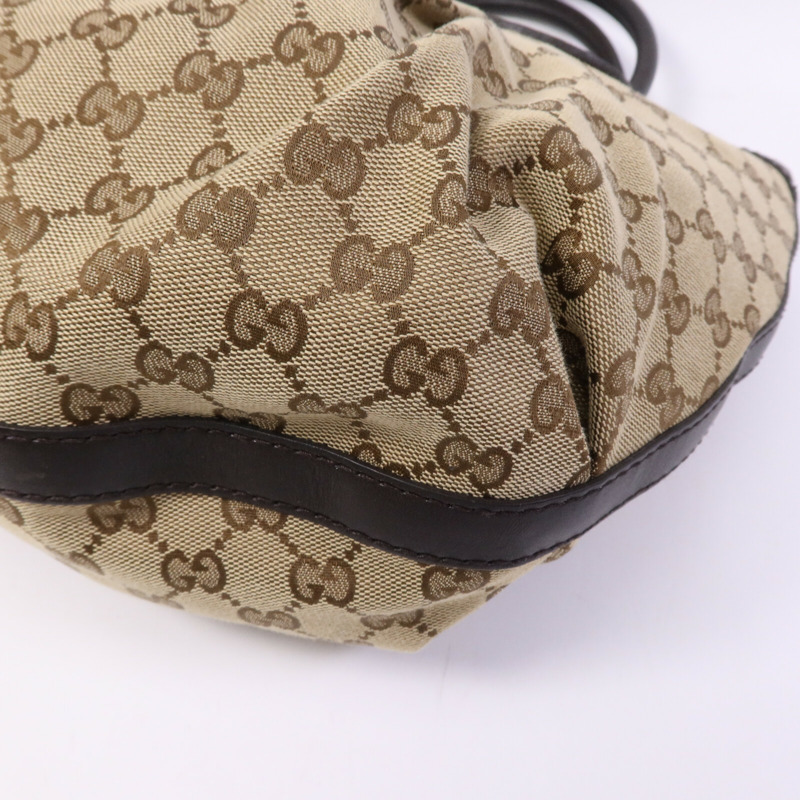 GUCCI 帆布Scarette Tote Bag金扣手挽袋-9
