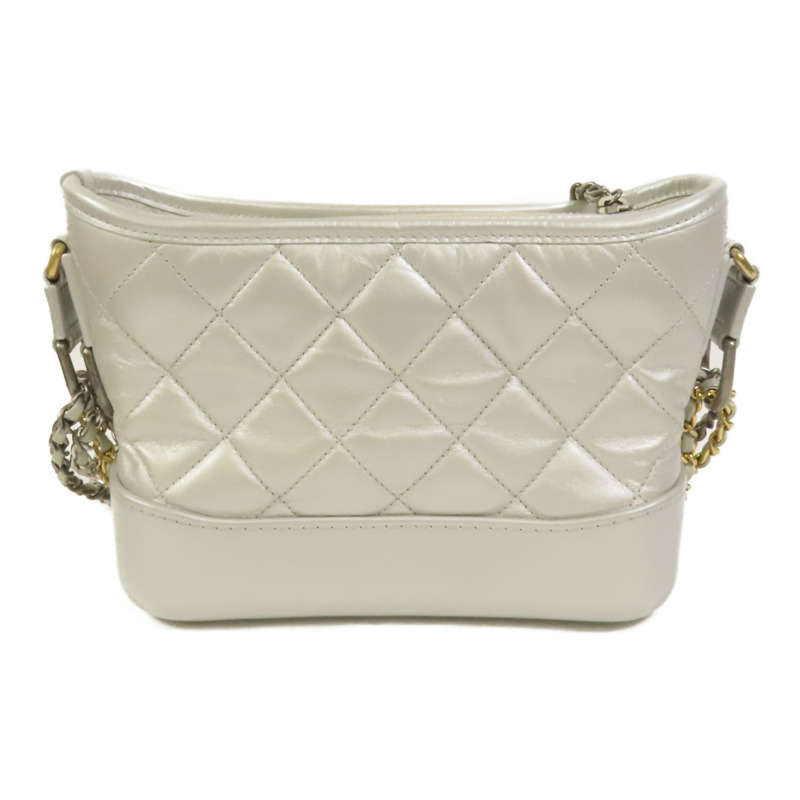 CHANEL 牛皮皮革Gabrielle Small鏈帶肩背袋-1