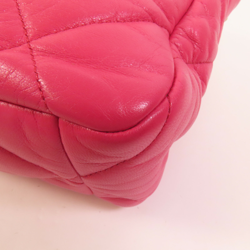 CHANEL 羊皮皮革C19 Medium金扣鏈帶肩背袋-10