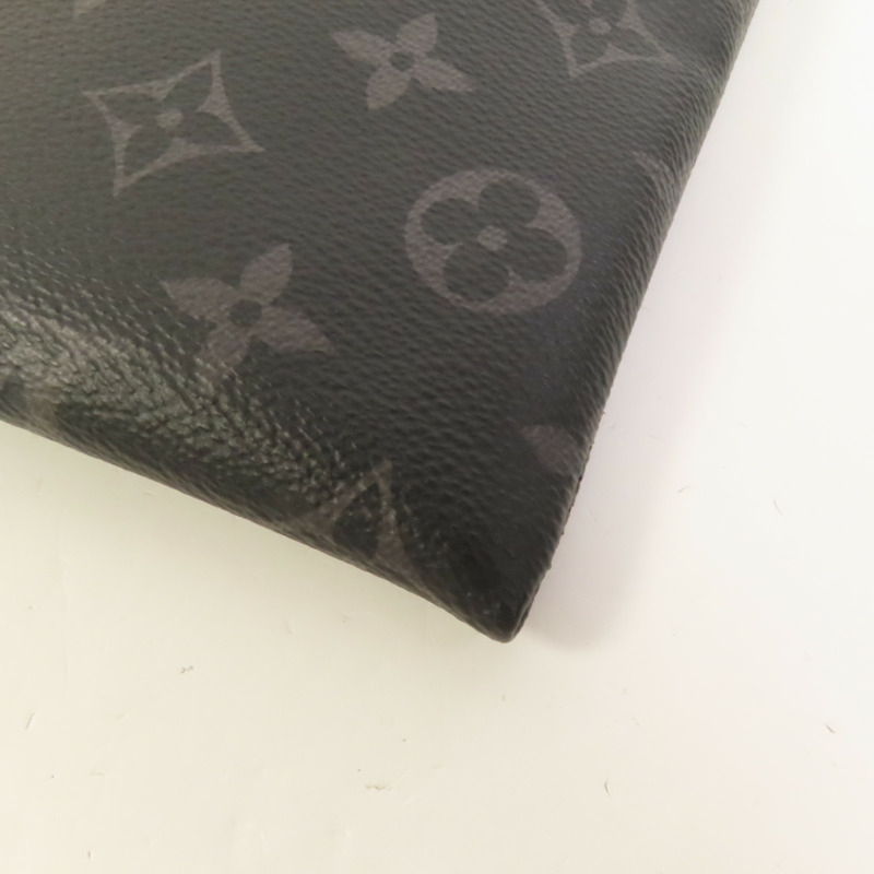 LOUIS VUITTON Monogram Eclipse Discovery Pochette手拿包-10