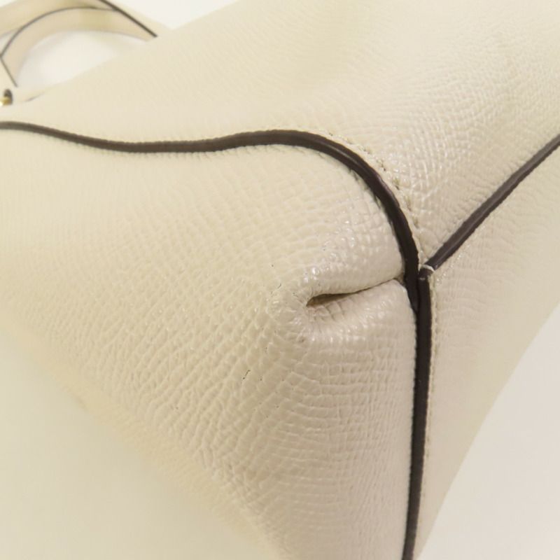 COACH 牛皮皮革Shoulder Bag金扣手挽肩背兩用袋-14