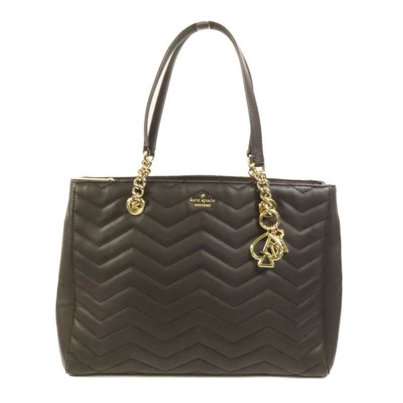 Kate Spade 牛皮皮革Tote Bag金扣肩背袋-0