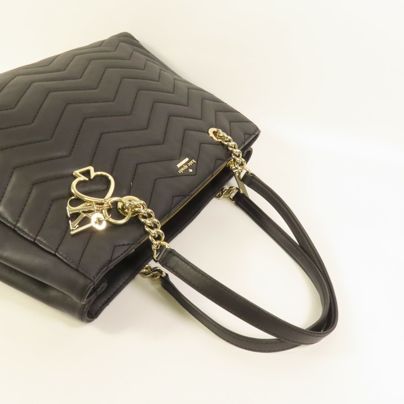 Kate Spade 牛皮皮革Tote Bag金扣肩背袋-5
