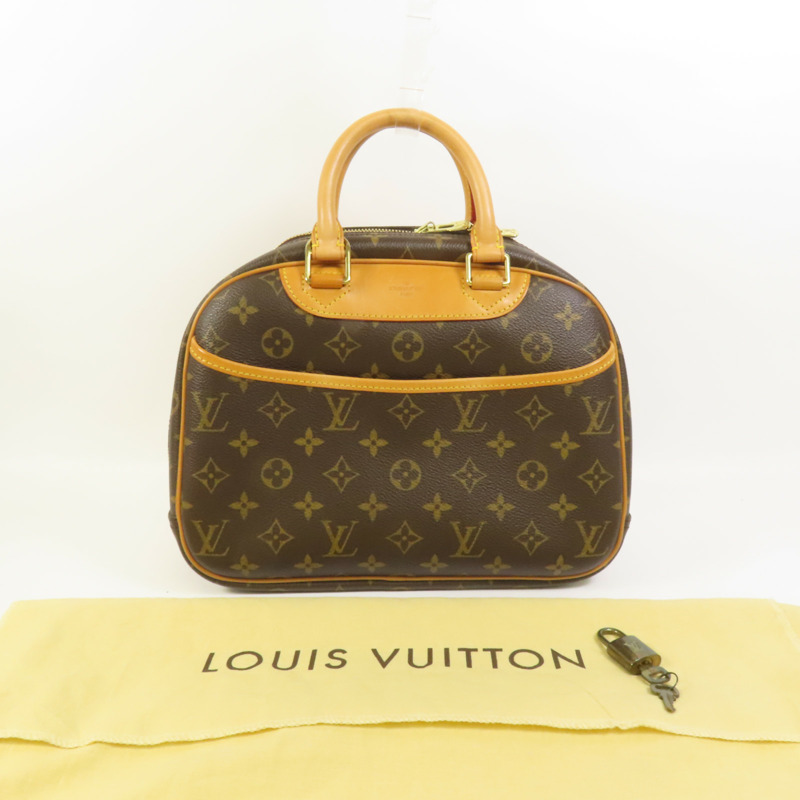 LOUIS VUITTON Monogram Trouville金扣手挽袋-11