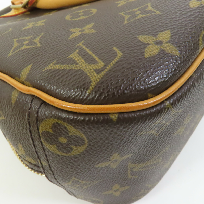 LOUIS VUITTON Monogram Trouville金扣手挽袋-15