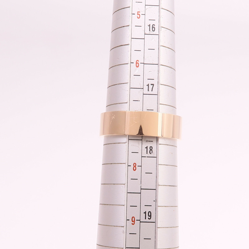 HERMES 18K玫瑰金H D'ancre Diamond鑽石戒指Hermes#55/US#7-5