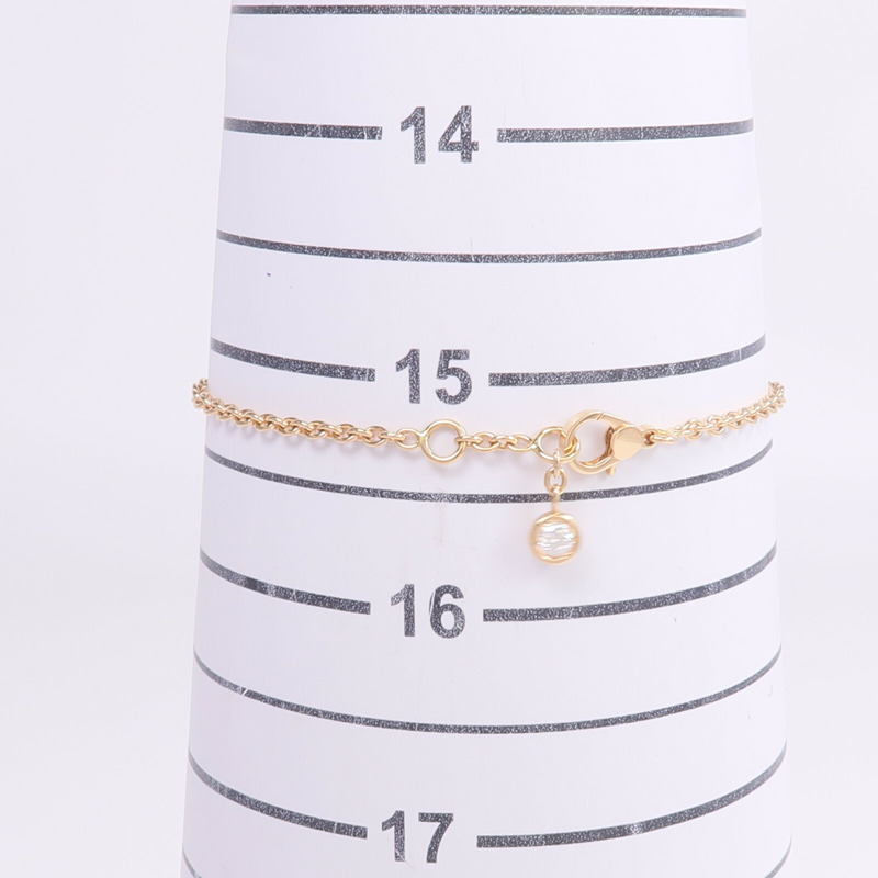 HERMES 18K玫瑰金Finesse Bracelet鑽石手鏈-9