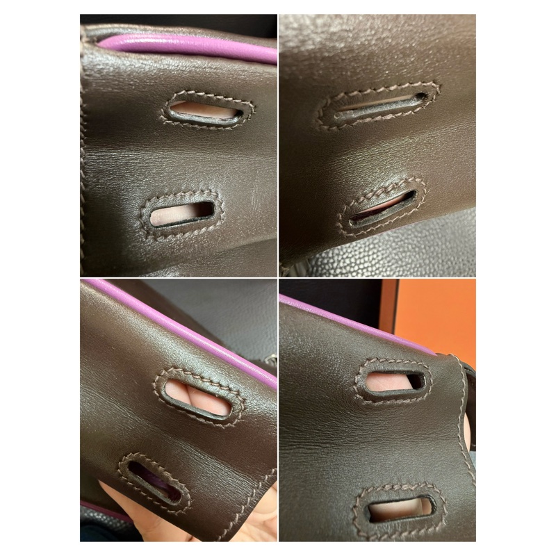 Hermes Kelly 2 Handbag 凱莉包 咖紫 復古絕版品-27