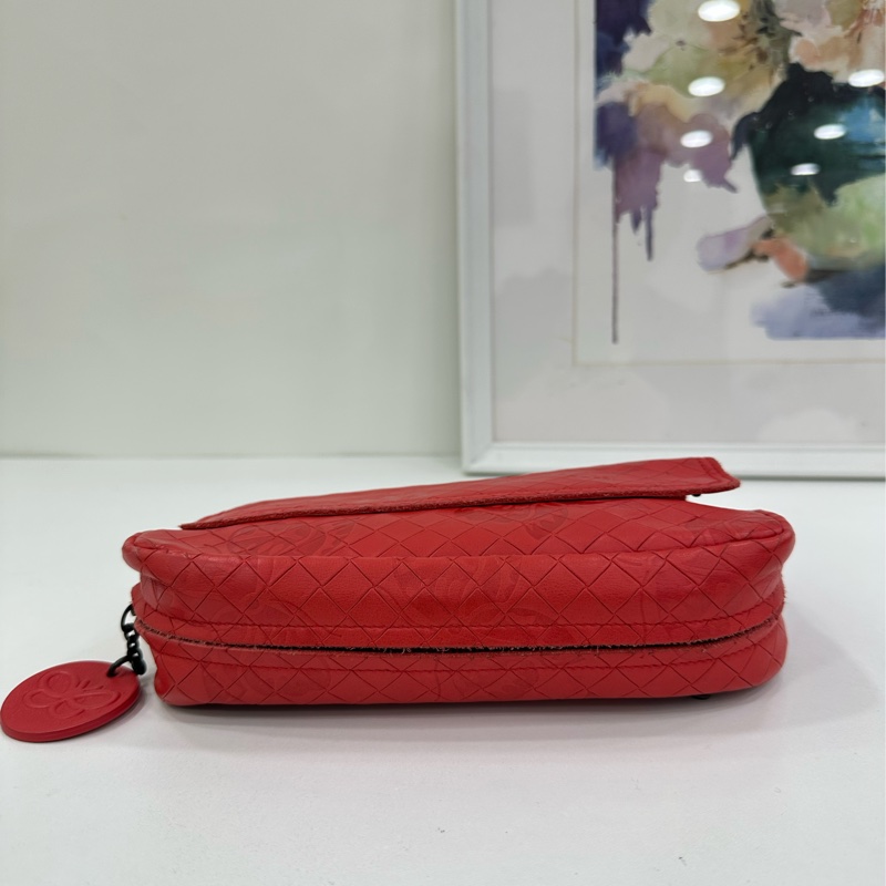 BV / Bottega Veneta葆蝶家紅 單肩包斜背包-4