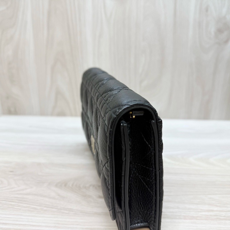 Dior🖤黑金籐格紋小牛皮CARO/S5134UWHC_M900-5