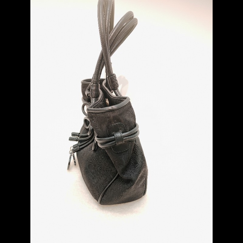 Dior black CD bow bag-2