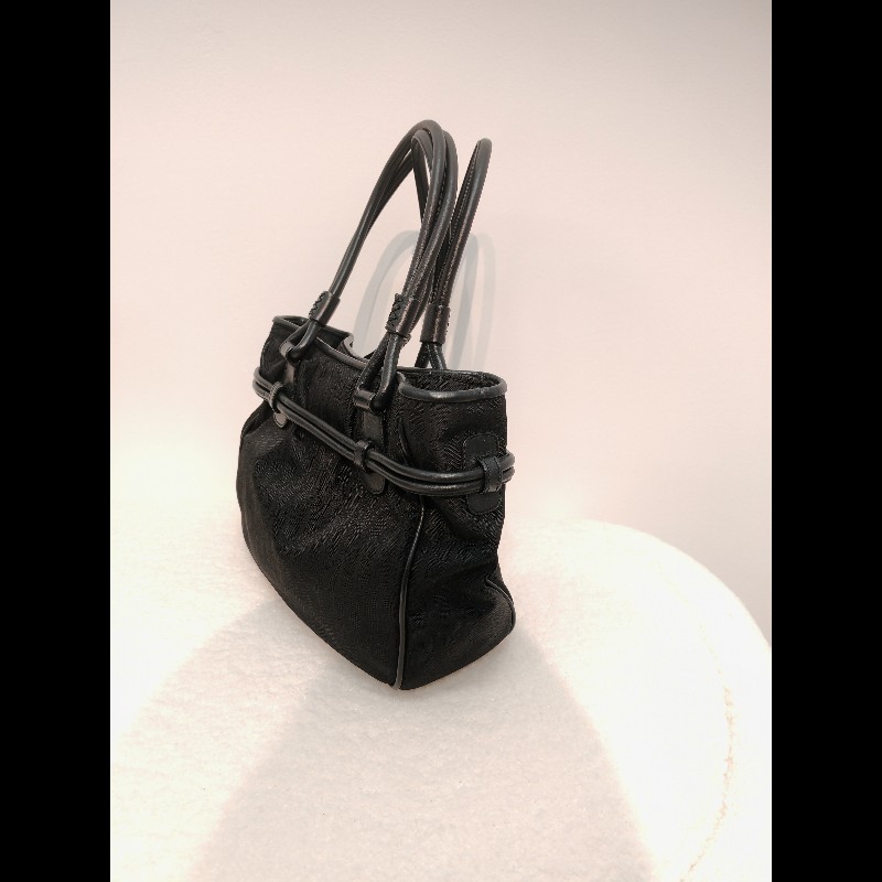 Dior black CD bow bag-3