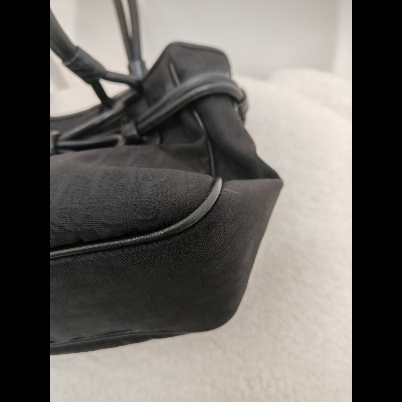 Dior black CD bow bag-6