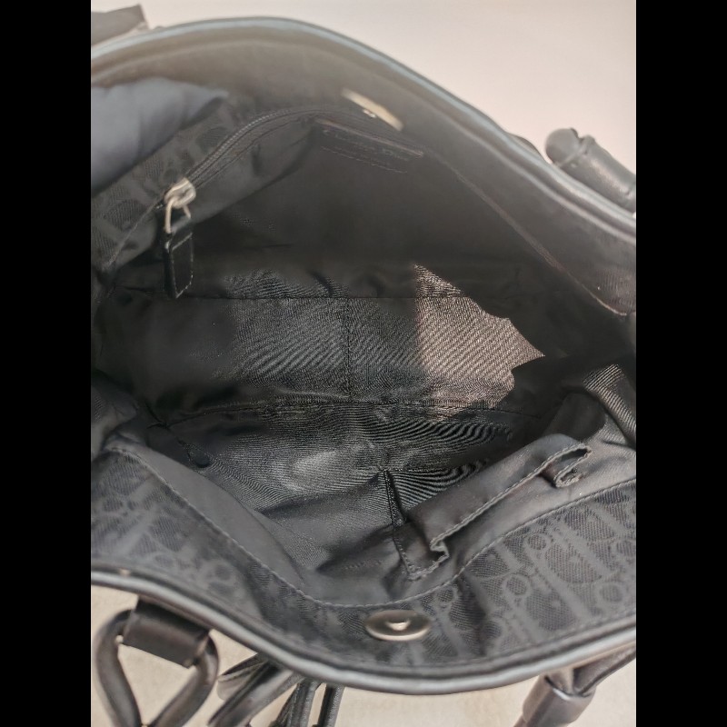 Dior black CD bow bag-11