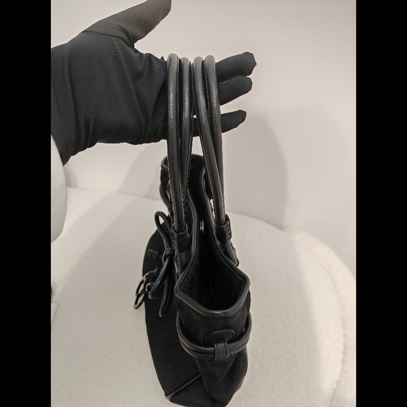 Dior black CD bow bag-17