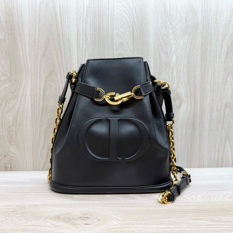 DIOR✨黑金牛皮cest Dior水桶包M2271UBHA-1