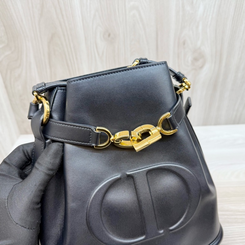 DIOR✨黑金牛皮cest Dior水桶包M2271UBHA-8