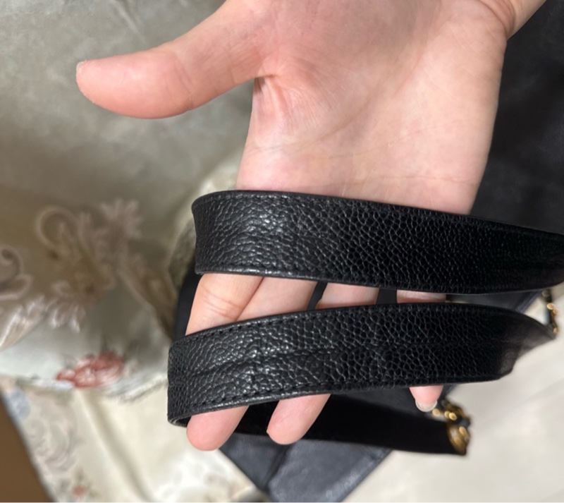 香奈兒Vintage老香 荔枝牛皮托特包tote 公事包/媽媽包/筆電腦包-10