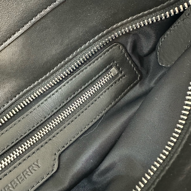 Burberry 80528571 黑尼龍肩背包 帆布包 托特包-31