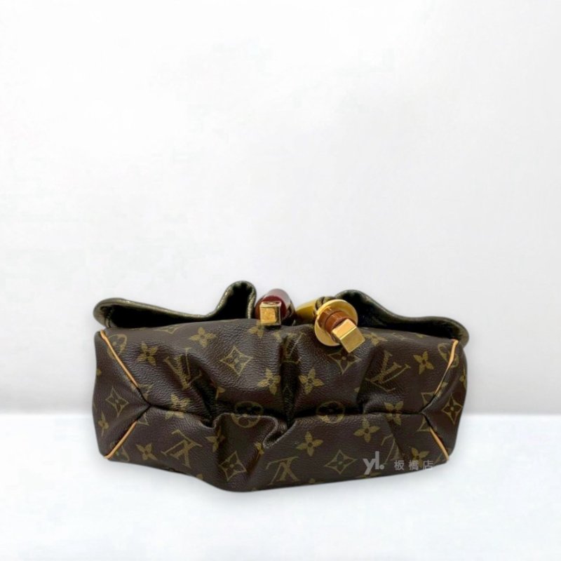 S5349-LV原花前蓋金蔥壓克力束繩走秀限量手提包-4