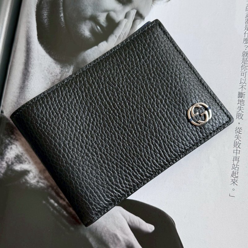 🌟送男生的禮物《全新商品》黑色對開短夾-0